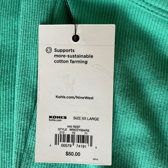 NWT Women's Nine West Sweetheart Neckline Bodycon Dress, Size XXL - Picture 6 of 9